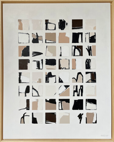 La Rivière series no3 Peinture intitulée "La Rivière series n…" par Andrea Reichhart, Œuvre d'art originale, Acrylique Monté sur Châssis en bois