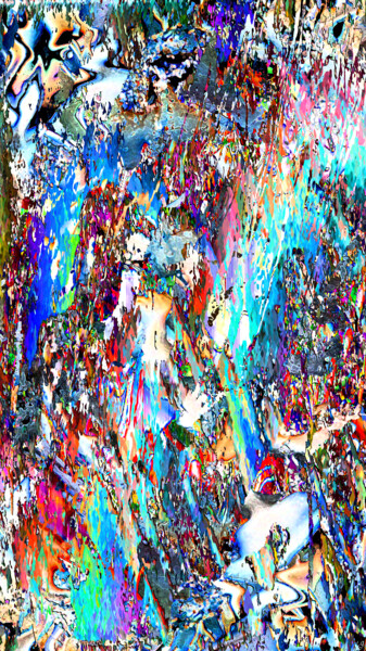 Digital Arts titled "Vivre le vrai soi" by Cj Perin, Original Artwork, Digital Painting