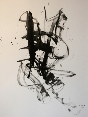 Schilderij getiteld "CHINA 69" door Arnaud Broutin, Origineel Kunstwerk, Inkt