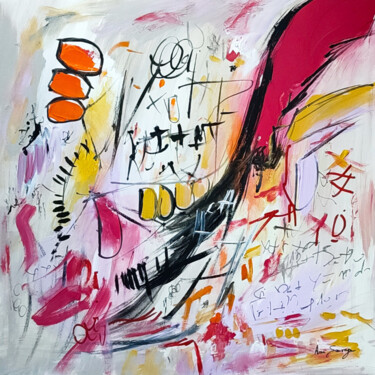 Peinture intitulée "L'équation du succè…" par Âme Sauvage, Œuvre d'art originale, Acrylique Monté sur Autre panneau rigide