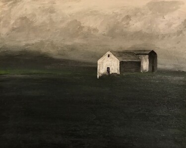 Orage-espoir Peinture intitulée "Orage-espoir" par Robert Ducharme, Œuvre d'art originale, Acrylique Monté sur Châssis en bois