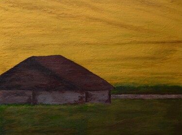 Première lueur Peinture intitulée "Première lueur" par Robert Ducharme, Œuvre d'art originale, Acrylique Monté sur Châssis en bois