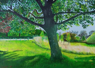 「Sous le soleil du m…」というタイトルの絵画 David Julienによって, オリジナルのアートワーク, オイル