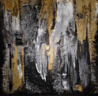 Painting titled ""Графит"" by Ana Anovskaa, Original Artwork, Acrylic