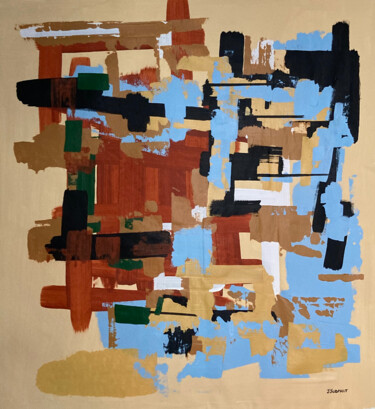 Peinture intitulée "Playa as polas - 4" par Julien Jubault, Œuvre d'art originale, Acrylique