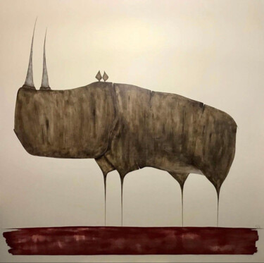 Peinture intitulée "ФЁДОР" par Alex Pank, Œuvre d'art originale, Acrylique