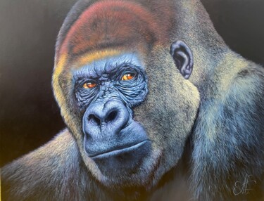 绘画 标题为“gorilla” 由Artak Galstyan, 原创艺术品, 油