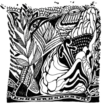 Drawing titled "Note 46" by Sveta Bataenkova, Original Artwork, Marker