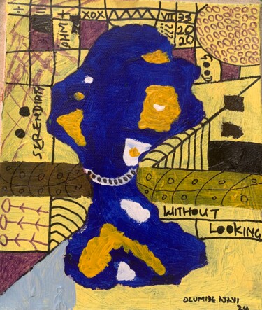 Painting titled "Serendipity (Who We…" by Olumide Ajayi, Original Artwork, Acrylic