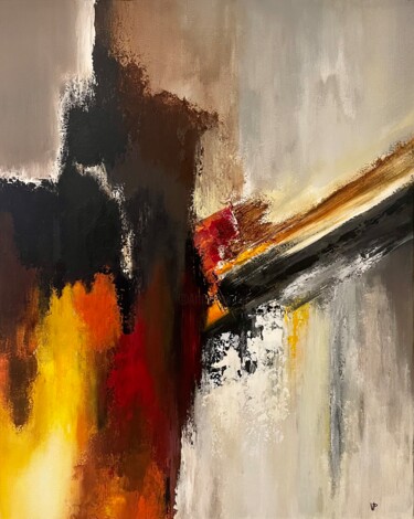 Peinture intitulée "Contact" par Vp, Œuvre d'art originale, Acrylique Monté sur Châssis en bois