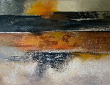 Peinture intitulée "Traçage" par Vp, Œuvre d'art originale, Acrylique Monté sur Châssis en bois