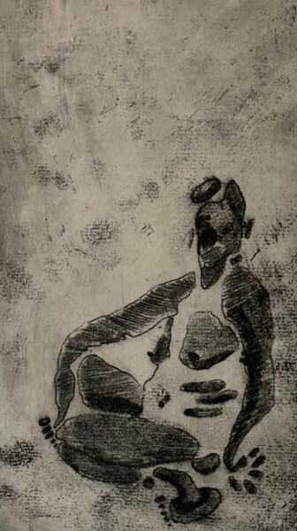 Incisioni, stampe intitolato "N3" da Hakob Halajyan, Opera d'arte originale, Grafite