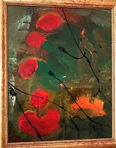 Peinture intitulée "L'étoffe des vents" par O.C.T.A.V.E, Œuvre d'art originale, Acrylique