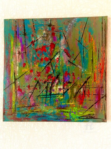 Un jour en novembre Peinture intitulée "Un jour en novembre" par Véronique Constantin, Œuvre d'art originale, Acrylique Monté sur Châssis en bois