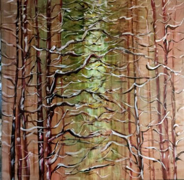 Peinture intitulée "10 novembre 2024" par Geneviève Baud Caizergues, Œuvre d'art originale, Acrylique Monté sur Châssis en b…