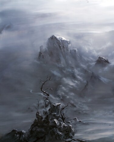 Schilderij getiteld "Latour" door Guillaume Vincent, Origineel Kunstwerk, Acryl Gemonteerd op Karton