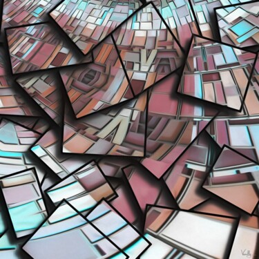 Digitale Kunst getiteld "Points de vue" door Philippe De Vanilly, Origineel Kunstwerk, Digitaal Schilderwerk