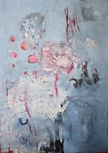 Peinture intitulée "Breaking the frozen" par Duygu Onur, Œuvre d'art originale, Acrylique