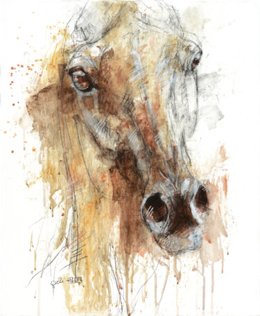 Peinture intitulée "Face à Face 74t" par Benedicte Gele, Œuvre d'art originale, Acrylique Monté sur Châssis en bois