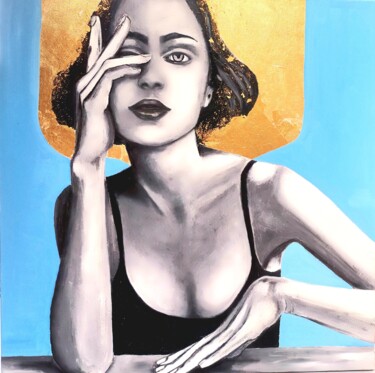 Gabrielle artrenard Peinture intitulée "Gabrielle artrenard" par Estelle Renard, Œuvre d'art originale, Huile
