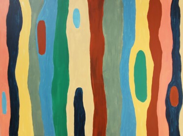 Peinture intitulée "Heritage Forest" par Kate Hessling, Œuvre d'art originale, Acrylique Monté sur Châssis en bois