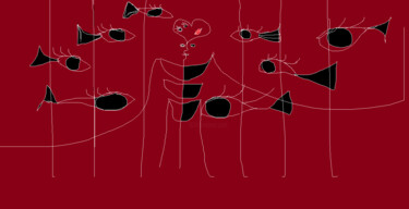 Painting titled "Неразгаданный-Unsol…" by Madina Khamidova, Original Artwork, Digital Painting