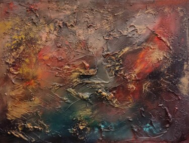 Pittura intitolato "Vortex" da Julien Abstrait, Opera d'arte originale, Acrilico Montato su Telaio per barella in legno
