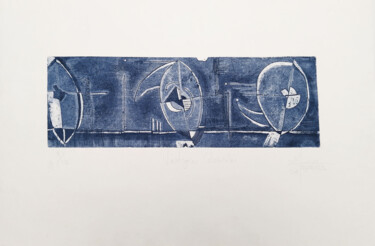 Vestigios Coloniales 绘画 标题为“Vestigios Coloniales” 由Francisco Muñoz Tejeida, 原创艺术品, 雕刻