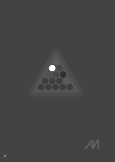 数字艺术 标题为“Snooker Balls” 由Artletico, 原创艺术品, 2D数字工作