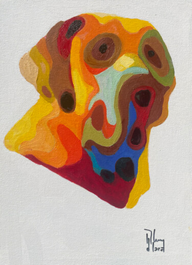 Pintura titulada "GRAN DANÉS" por Román Manrique De Lara, Obra de arte original, Oleo