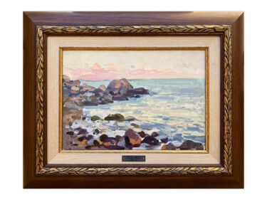 Painting titled "Seascape" by Mikhail Kokin, Original Artwork, Oil