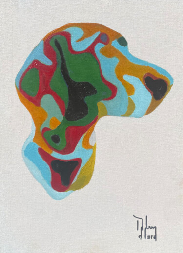 Pintura titulada "PERDIGUERO DE BURGOS" por Román Manrique De Lara, Obra de arte original, Oleo
