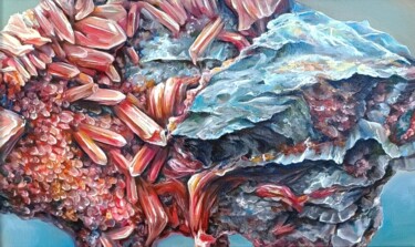 Картина под названием "Fire and Ice" - Natalia Synegina, Подлинное произведение искусства, Масло