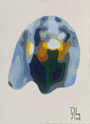 Pintura titulada "BLOODHOUND BLACK" por Román Manrique De Lara, Obra de arte original, Oleo