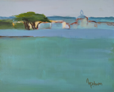 Painting titled "Harmonie" by Myriam Delarue-Assan, Original Artwork, Acrylic Mounted on Wood Stretcher frame