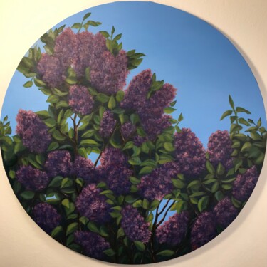 Ζωγραφική με τίτλο ""Spring Blossoms"" από Irina Gauss, Αυθεντικά έργα τέχνης, Λάδι Τοποθετήθηκε στο Ξύλινο φορείο σκελετό