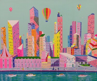 Josephine Arrives In Sydney 绘画 标题为“Josephine Arrives I…” 由Katrina Avotina, 原创艺术品, 丙烯