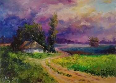 Peinture intitulée "Tableau "Avant la t…" par Sergiy Tsymbalov, Œuvre d'art originale, Huile