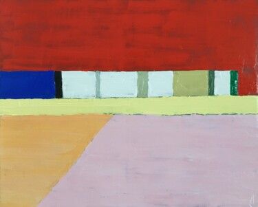 Peinture intitulée "Ile de Sein, quai d…" par Valerie   Jouve, Œuvre d'art originale, Acrylique Monté sur Châssis en bois