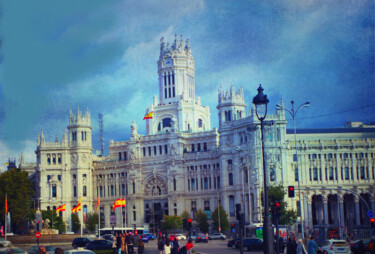 De Antonio Palacios Palacio de la Cibeles Digital Arts titled "De Antonio Palacios…" by Alfonso García, Original Artwork, Digital Photography