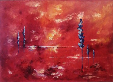 「On the seahore」というタイトルの絵画 Galina Kolomenskayaによって, オリジナルのアートワーク, オイル