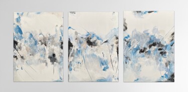 Malerei mit dem Titel "Symphony of Stillne…" von Andreea Zecheru, Original-Kunstwerk, Acryl Auf Keilrahmen aus Holz montiert