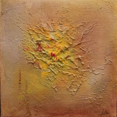 Peinture intitulée "Vent solaire" par Julien Abstrait, Œuvre d'art originale, Acrylique Monté sur Châssis en bois