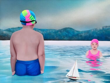 绘画 标题为“Infinity Pool” 由Xu Chenyi, 原创艺术品, 丙烯