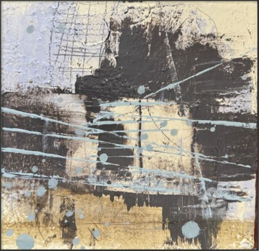 Schilderij getiteld "We All Get There" door Betsey Ervin, Origineel Kunstwerk, Acryl Gemonteerd op Andere stijve panelen