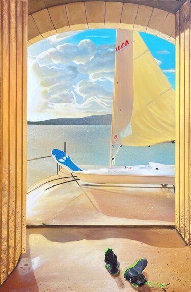 Peinture intitulée "Follow Your Dream" par Xu Chenyi, Œuvre d'art originale, Acrylique