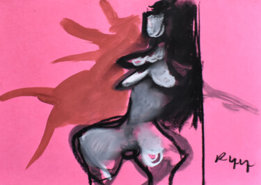 Drawing titled "Nude 2010 (object n…" by Roman Lasa, Original Artwork, Pastel