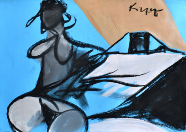 Nude 2010 (object number r00251) 图画 标题为“Nude 2010 (object n…” 由Roman Lasa, 原创艺术品, 粉彩