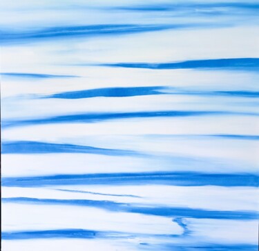 Peinture intitulée "Silence désertique" par Muriel Deumie, Œuvre d'art originale, Acrylique Monté sur Châssis en bois
