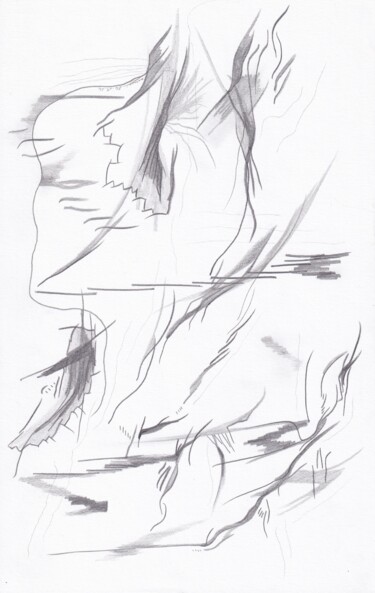 Disegno intitolato "Nectar" da Maeva J., Opera d'arte originale, Grafite